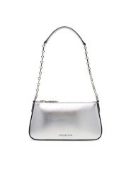 MICHAEL Michael Kors Torebka 32S4S8EW6M Srebrny. Szare torebki wieczorowe damskie MICHAEL Michael Kors, bez wzorów, ze skóry, bez dodatków. Za 609.99 zł.