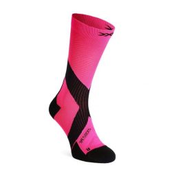 Skarpety rowerowe X-Socks Bike Expert Crew. Czerwone skarpetki damskie X Socks, bez wzorów. Za 125.99 zł.