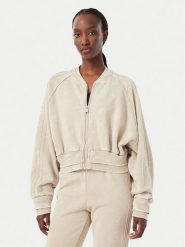 Adidas Bluza Sst Double Layered Cropped Track Top KT2228 Beżowy Regular Fit. Brązowe bluzy damskie Adidas, xl, bez wzorów, z bawełny, bez kaptura. Za 332.99 zł.