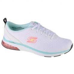 Buty do chodzenia damskie Skechers Skechair Edge Mellow Days. Białe obuwie sportowe damskie Skechers, z gumy, bez zapięcia, trekkingowe. Za 395.00 zł.