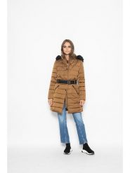 Northwood Płaszcz zimowy w kolorze brązowym rozmiar: S. Brązowe płaszcze damskie Northwood, na zimę, s, z aplikacjami, z puchu, bez kaptura. Za 209.33 zł.