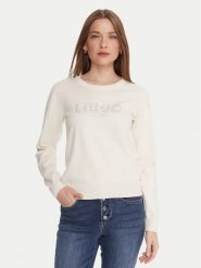 Liu Jo Sweter TF5248 MS63L Écru Regular Fit. Swetry klasyczne damskie Liu Jo, l, z wiskozy, bez kołnierzyka. Za 679.99 zł.