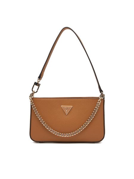 Guess Torebka Noelle II Mini HWZG96 72720 Brązowy. Brązowe torebki klasyczne damskie Guess, ze skóry, bez dodatków. Za 279.99 zł.