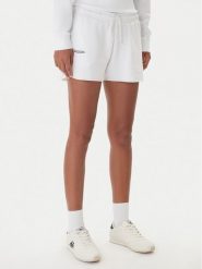 Kappa Szorty sportowe Fefra 351K2RW Biały Regular Fit. Białe spodenki sportowe damskie Kappa, m, bez wzorów, z bawełny. Za 99.99 zł.