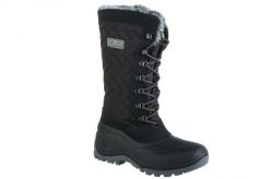 Buty zimowe damskie, CMP Nietos. Czarne obuwie trekkingowe damskie CMP, z materiału, przed kolano, bez zapięcia. Za 300.95 zł.