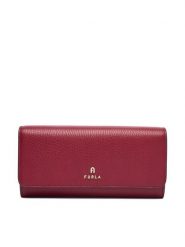Furla Portfel Camelia WP00317 HSF000 CN CGQ00 Bordowy. Czerwone portfele damskie Furla, bez wzorów, ze skóry. Za 809.99 zł.