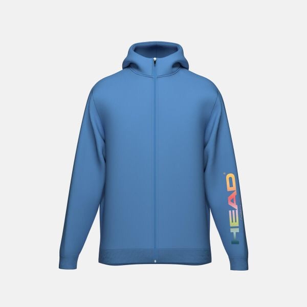 RALLY Junior Bluza na Zamek. Niebieskie bluzy damskie Head, m, bez wzorów, z bawełny, bez kaptura. Za 260.00 zł.