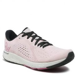 Buty do biegania damskie New Balance WTMPOCB2. Czerwone obuwie sportowe damskie New Balance, z materiału, bez zapięcia, do biegania. Za 331.00 zł.