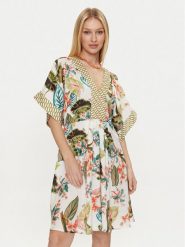 Liu Jo Sukienka codzienna VA4123 TS806 Kolorowy Reglan Fit. Sukienki damskie Liu Jo, bez wzorów, z wiskozy, bez ramiączek. Za 449.99 zł.