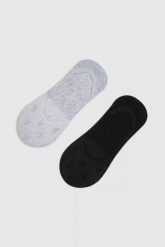 Skarpetki stopki z serduszkiem 2-pack. Skarpetki damskie MOODO, bez wzorów. W wyprzedaży za 13.99 zł.