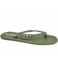 Japonki damskie Ipanema 27130AV466. Zielone klapki damskie Ipanema, bez wzorów, z materiału, bez obcasa, bez zapięcia. Za 57.99 zł.