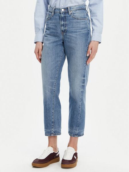 Tommy Hilfiger Jeansy Classic WW0WW44355 Niebieski Straight Fit. Niebieskie jeansy damskie Tommy Hilfiger. Za 569.99 zł.
