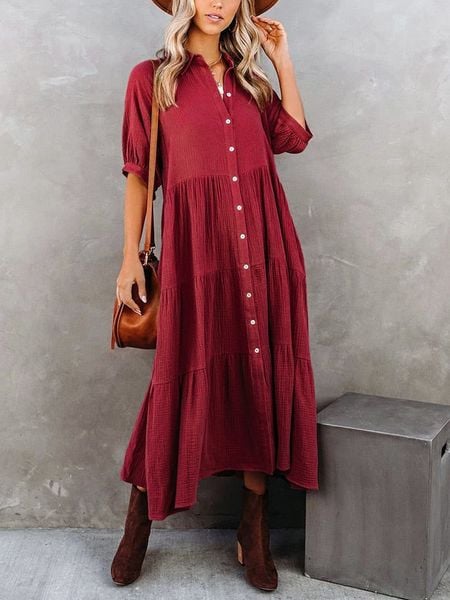 LA Angels Sukienka w kolorze czerwonym rozmiar: L. Czerwone sukienki damskie LA Angels, bez wzorów, bez ramiączek. Za 189.29 zł.