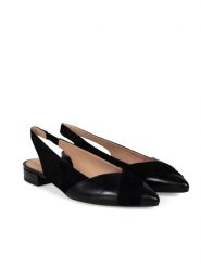 Geox Baleriny "Charyssa" | D029BA 021TU | Kobieta | Czarny. Czarne balerinki damskie Geox, bez wzorów, ze skóry. W wyprzedaży za 299.00 zł.