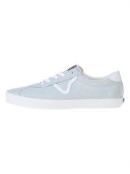 Vans Skórzane sneakersy "Sport Low" w kolorze błękitnym rozmiar: 40,5. Niebieskie obuwie sportowe damskie Vans, ze skóry, bez zapięcia. Za 197.63 zł.