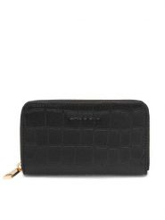 Lasocki Portfel 2W1-003-AW23 Czarny. Czarne portfele damskie Lasocki, bez wzorów, ze skóry. Za 129.99 zł.