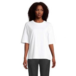 Koszulka Damska Boxy Oversized T-shirt. Niebieskie bluzki damskie SOL'S, l, bez wzorów, bez kołnierzyka, bez ramiączek. Za 90.99 zł.