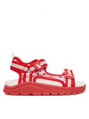 Primigi Sandały AVANT 1475033 Czerwony. Czerwone sandały dziewczęce Primigi, z materiału, bez obcasa, bez zapięcia. Za 169.99 zł.