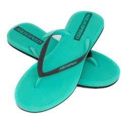 Japonki basenowe damskie Aqua Speed Genoa. Czarne klapki damskie Aqua-Speed, bez wzorów, bez obcasa, bez zapięcia. Za 47.99 zł.
