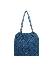 Tommy Hilfiger Torebka Th Feminine Tote Denim AW0AW18866 Niebieski. Niebieskie torebki klasyczne damskie Tommy Hilfiger, z denimu, bez dodatków. Za 749.99 zł.