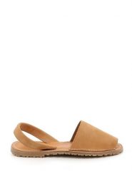 Grünland Sandały w kolorze beżowym rozmiar: 38. Brązowe sandały damskie Grünland, bez wzorów, z otwartym noskiem, bez obcasa, bez zapięcia. Za 95.92 zł.