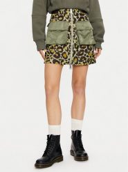 Alpha Industries Spódnica mini 148066C Zielony Regular Fit. Zielone spódnice damskie Alpha Industries, l, bez wzorów, z syntetyku, mini. Za 239.99 zł.