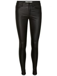 Vero Moda Spodnie "VMSEVEN" w kolorze czarnym rozmiar: S/L30. Czarne rurki damskie Vero Moda, bez wzorów, z materiału. Za 92.42 zł.