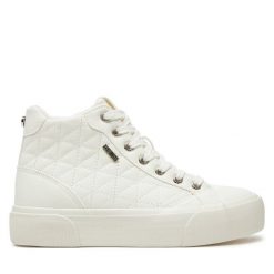 Trampki Big Star Shoes. Białe trampki damskie BIG STAR SHOES, bez wzorów, bez zapięcia. Za 129.99 zł.