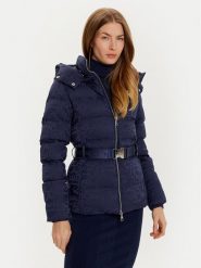 Elisabetta Franchi Kurtka przejściowa PI-70D-46E2-V300 Granatowy Regular Fit. Niebieskie kurtki damskie Elisabetta Franchi, bez wzorów, z syntetyku, bez kaptura. Za 2,109.00 zł.
