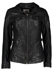 7eleven Skórzana kurtka "Muri" w kolorze czarnym rozmiar: 34. Czarne kurtki damskie 7eleven, bez wzorów, ze skóry, bez kaptura. Za 434.99 zł.