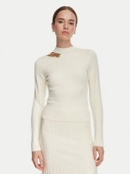 Marciano Guess Sweter G6YR07 Z1060 Kremowy Slim Fit. Białe swetry klasyczne damskie Marciano Guess, s, z wiskozy, bez kołnierzyka. Za 589.99 zł.