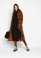 Sukienka dresowa oversized. Czarne sukienki damskie bonprix, bez wzorów, z dresówki, bez ramiączek. Za 134.99 zł.