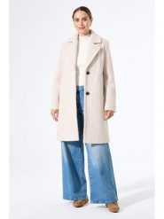 Garcia Płaszcz przejściowy w kolorze kremowym rozmiar: XL. Brązowe płaszcze damskie Garcia, xl, bez wzorów, bez kaptura. Za 245.38 zł.