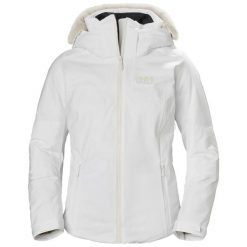 Damska kurtka narciarska Helly Hansen Verbier Infinity. Białe kurtki damskie Helly Hansen, na zimę, l, bez wzorów, z materiału, z kapturem. Za 2,399.20 zł.