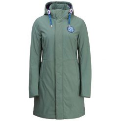 Płaszcz damski Silvini Montesa. Niebieskie płaszcze damskie Silvini, xl, bez wzorów, z elastanu, bez kaptura. Za 836.00 zł.