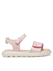 Geox Sandały J Sandal Puffypop Gi J65MSC 05402 C8206 D Różowy. Czerwone sandały dziewczęce Geox, ze skóry, bez obcasa, bez zapięcia. Za 249.99 zł.