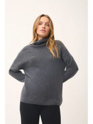 Just Cashmere Kaszmirowy sweter "Blantyre" w kolorze antracytowym rozmiar: S. Czarne golfy damskie Just Cashmere, s, z kaszmiru, bez kołnierzyka. Za 370.69 zł.