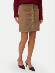 Vero Moda Spódnica mini Etta 10315342 Beżowy Regular Fit. Brązowe spódnice damskie Vero Moda, m, bez wzorów, z bawełny, mini. Za 139.99 zł.