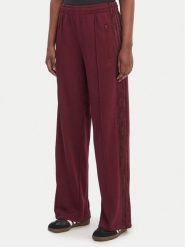 Adidas Spodnie dresowe Firebird Lace KC6445 Bordowy Loose Fit. Czerwone spodnie dresowe damskie Adidas, m, bez wzorów, z bawełny. Za 319.99 zł.