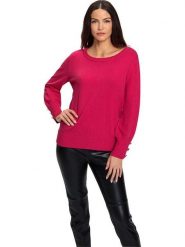 Heine Sweter w kolorze różowym rozmiar: 38. Różowe swetry klasyczne damskie Heine, bez kołnierzyka. Za 56.93 zł.