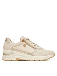 Rieker Sneakersy N9301-60 Écru. Obuwie sportowe damskie Rieker, ze skóry, bez zapięcia. Za 369.99 zł.