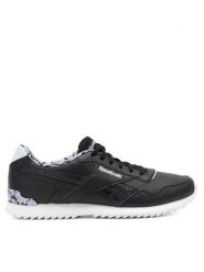 Reebok Sneakersy Royal Glide Ripple Clip GX6000 Czarny. Czarne obuwie sportowe damskie Reebok, ze skóry, bez zapięcia. Za 149.99 zł.