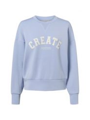 MOS MOSH Bluza - MMCELLI Kobiety Sztuczne włókno niebieski|biały, XS. Białe bluzy damskie Mos Mosh, xs, bez wzorów, z włókna, bez kaptura. Za 379.95 zł.