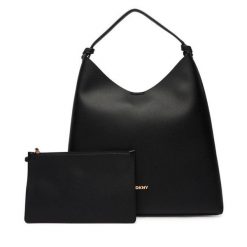 Torebka DKNY. Czarne torebki klasyczne damskie DKNY, bez dodatków. Za 789.99 zł.