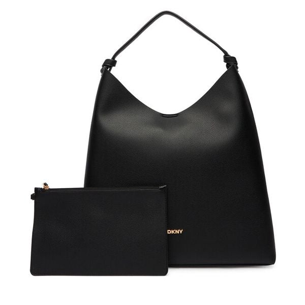 Torebka DKNY. Czarne torebki klasyczne damskie DKNY, bez dodatków. Za 789.99 zł.