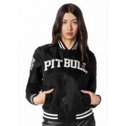 Kurtka przejściowa damska Pitbull Tequila III. Czarne kurtki damskie PITBULL, s, bez wzorów, bez kaptura. Za 259.00 zł.