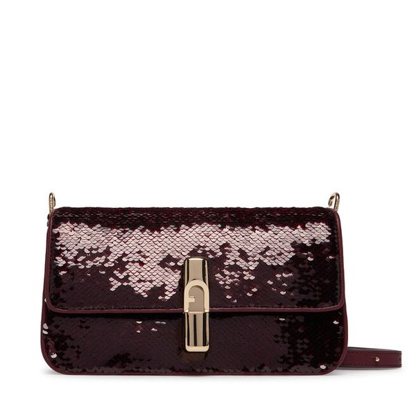 Torebka Furla. Czerwone listonoszki damskie Furla, bez wzorów, bez dodatków. Za 848.99 zł.
