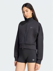 Adidas Bluza Spacer KR9149 Czarny Loose Fit. Czarne bluzy damskie Adidas, m, bez wzorów, z bawełny, bez kaptura. Za 299.99 zł.