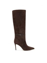 Marciano Guess Kozaki 5BGZ46 7419A Brązowy. Brązowe kozaki damskie Marciano Guess, ze skóry, bez obcasa, na szpilce, bez zapięcia. Za 2,259.00 zł.