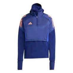 Damska bluza dresowa adidas Tiro 25 Competition. Niebieskie bluzy damskie Adidas, bez wzorów, z dresówki, bez kaptura. W wyprzedaży za 280.50 zł.